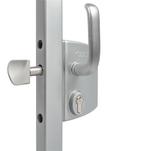 Locinox | Poortslot in opbouw voor schuifpoorten, 1 tot 2 meter, Nieuw, IJzer, Minder dan 3 meter