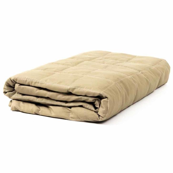 Verzwaarde Deken katoen Beige | Maak een keuze : 140 x 200 c, Diversen, Verpleegmiddelen, Ophalen of Verzenden