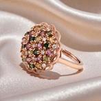 Zonder minimumprijs - Ring Verguld Toermalijn - Topaas -, Nieuw