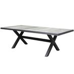 New Delhi dining tuintafel 224x103xH72,5 cm met kruispoot, Tuin en Terras, Ophalen of Verzenden, Nieuw
