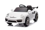 Elektrische kinderauto - Ruf - wit – met Bluetooth en afs., Ophalen of Verzenden, Nieuw