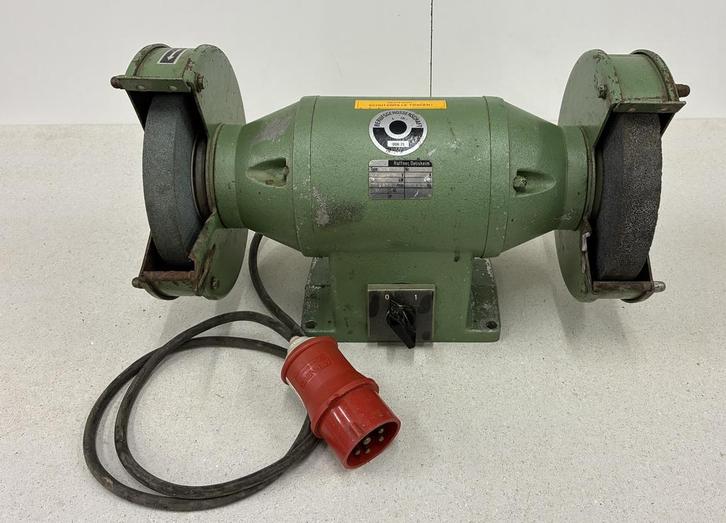 Zware 380 volt Haffner slijpsteen geschikt voor hardmetaa, Doe-het-zelf en Verbouw, Gereedschap | Slijpmachines, Werkbankslijpmachine