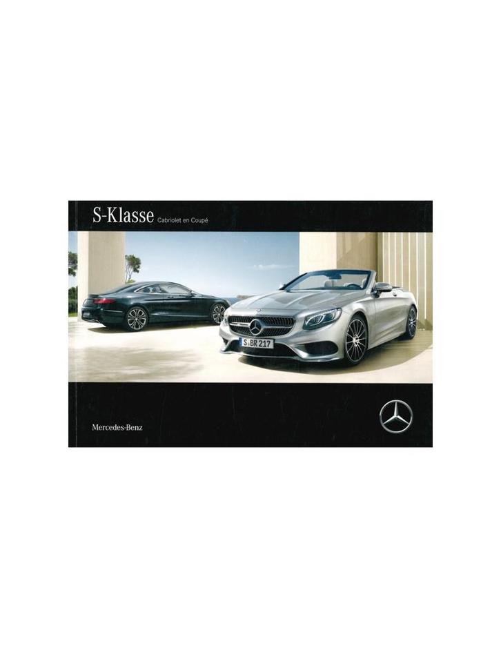 2016 MERCEDES BENZ S-KLASSE BROCHURE NEDERLANDS, Boeken, Auto's | Folders en Tijdschriften