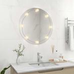 vidaXL Wandspiegel met LED-lampen rond glas, Verzenden, Nieuw