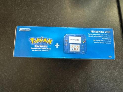 Nintendo - Nintendo 2DS - Pokemon Blue Version bundel, Spelcomputers en Games, Spelcomputers | Overige Accessoires