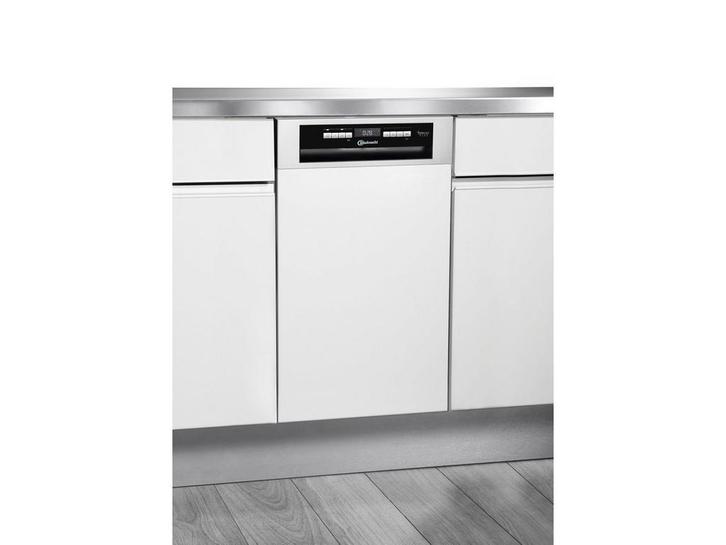 Bauknecht BK6PB10BS7A0 - Half-geïntegreerde Vaatwasser - 10, Witgoed en Apparatuur, Vaatwasmachines, Zo goed als nieuw, Verzenden