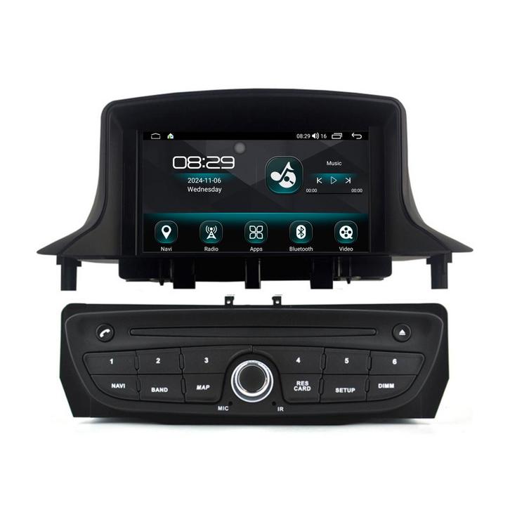 Renault Megane 3 & Fluence Android 14 Autoradio 2008 t/m, Auto diversen, Autoradio's, Ophalen of Verzenden