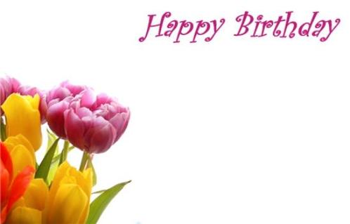 Bloemenkaartjes - 50 stuks happy birthday bouquet, Huis en Inrichting, Woonaccessoires | Kunstplanten en Kunstbloemen, Nieuw, Ophalen of Verzenden