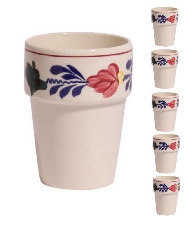 Boerenbont Melkbeker Sonja - set van 6 stuks (Huishouden), Huis en Inrichting, Keuken | Servies, Nieuw, Verzenden