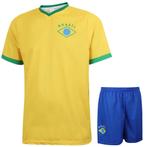 Kingdo Brazilie Voetbaltenue Thuis - Kind en Volwassenen, Sport en Fitness, Voetbal, Nieuw, Verzenden