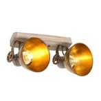 Mexlite spot Gearwood 7969BR Tweede Kans, Huis en Inrichting, Ophalen, Metaal of Aluminium, Led, Plafondspot of Wandspot