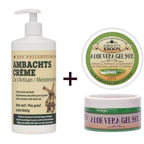 1x Ambachtscrème 450ml + 1x Aloe Vera gel, Sport en Fitness, Gezondheidsproducten en Wellness, Verzenden