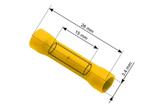 Kabelschoen Doorverbinder 100 stuks - Geel - Gat diameter 3., Ophalen of Verzenden, Nieuw
