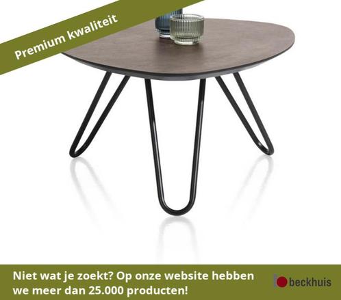 XOOON Masura salontafel HPL/metaal - Roest, Huis en Inrichting, Tafels | Salontafels, Nieuw, Overige materialen, Ophalen of Verzenden