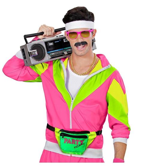 Neon 80S Heuptasje, Hobby en Vrije tijd, Feestartikelen, Nieuw, Verzenden