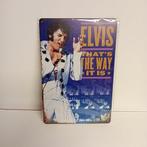 Elvis Thats the way it is Metalen Bordjes  30 bij 20 cm, Huis en Inrichting, Verzenden, Gebruikt