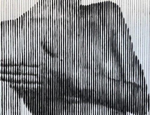 Gerke Rienks (1979) - Kate Moss, Antiek en Kunst, Kunst | Schilderijen | Modern