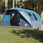 vidaXL Tunneltent 5-persoons waterdicht blauw, Caravans en Kamperen, Tenten, Verzenden, Nieuw, Tot en met 2