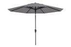 Madison Paros 2 luxe stokparasol - 300 cm. - Light grey, Nieuw, Stokparasol, Verzenden, Kantelbaar