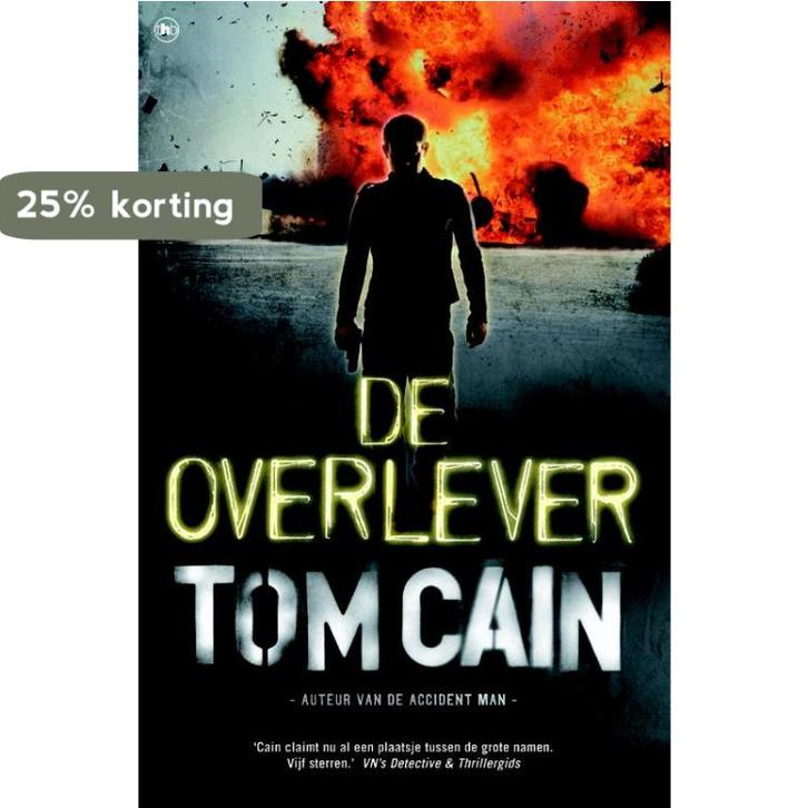 De overlever 9789044323917 T. Cain, Boeken, Thrillers, Gelezen, Verzenden