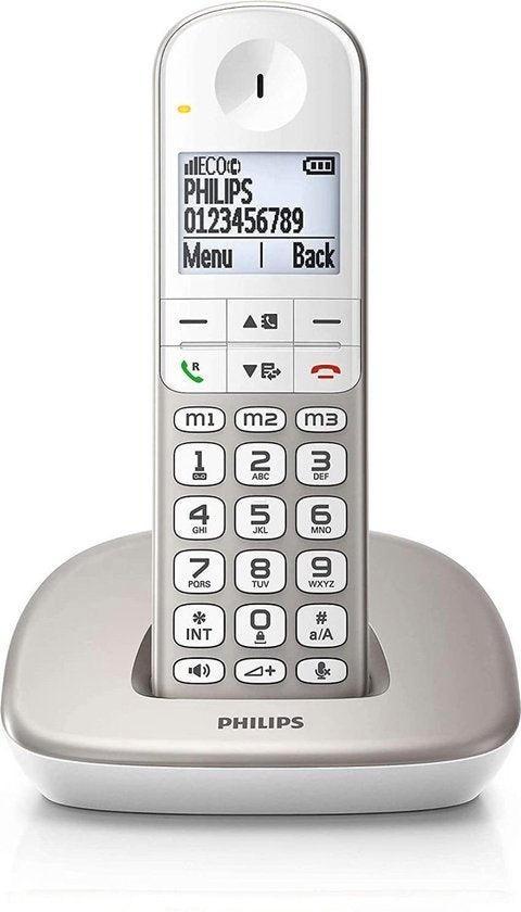 2dekans | Philips XL4901S - DECT-telefoon - Draadloze, Telecommunicatie, Vaste telefoons | Handsets en Draadloos, Zo goed als nieuw