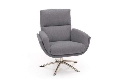 Relaxfauteuil Herxen - relaxfauteuils - Zilver, Huis en Inrichting, Stoelen, Nieuw, Stof