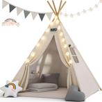 Tipi Speeltent Wit 160x120x120cm (Speelhuizen, Speelgoed), Verzenden, Nieuw