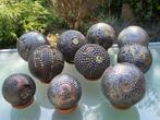 Boules - Spelstuk - Houten boules beslagen met stalen,