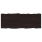 vidaXL Tafelblad natuurlijke rand 160x60x(2-4)cm eikenhout, Huis en Inrichting, Tafels | Eettafels, Verzenden, Nieuw