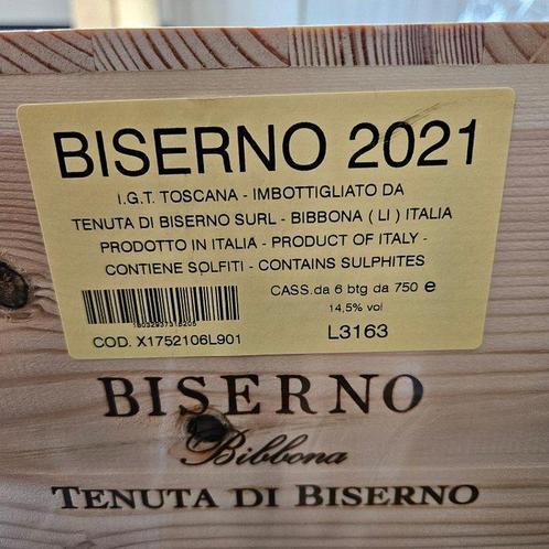 2021 Tenuta di Biserno, Biserno Bibbona - Toscane IGT - 6, Verzamelen, Wijnen