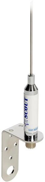 Marifoon antenne Scout KM-3A RVS spriet 100 cm. met 20 m, Watersport en Boten, Ophalen of Verzenden, Nieuw, Zeilboot of Motorboot