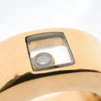 18 Krt. Gouden ring met diamant 0,05 ct. | Chopard, Gebruikt, Overige kleuren, Ophalen of Verzenden, Kleiner dan 17