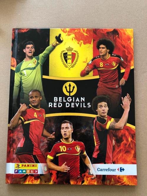 Plaatjes-Album - Belgian Red Devils - Voorbeschouwing WK2014, Boeken, Prentenboeken en Plaatjesalbums, Plaatjesalbum, Zo goed als nieuw