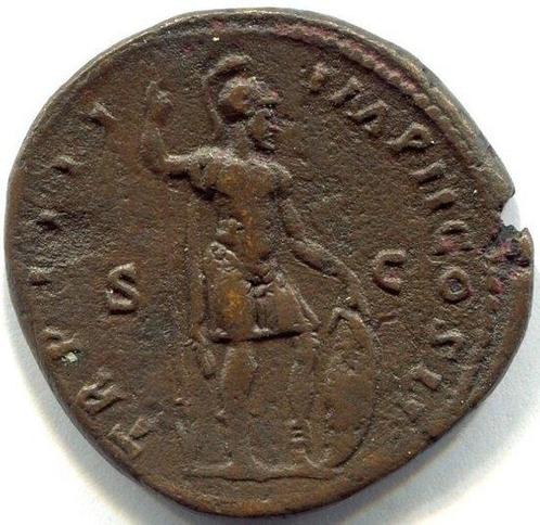 Romeinse Rijk. Lucius Verus (161-169 n.Chr.). Sestertius, Postzegels en Munten, Munten | Europa | Niet-Euromunten