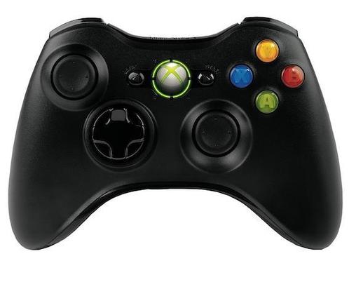 Microsoft Xbox 360 Controller Wireless Zwart, Spelcomputers en Games, Spelcomputers | Xbox 360, Zo goed als nieuw, Ophalen of Verzenden