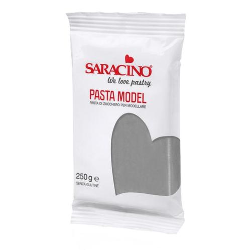 Saracino Modelling Paste Grijs 250g, Hobby en Vrije tijd, Taarten en Cupcakes maken, Nieuw, Verzenden