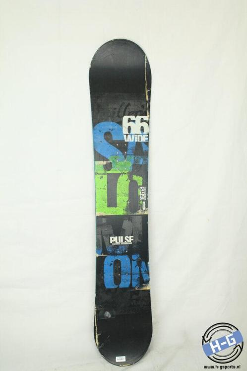 Refurbished - Snowboard - Salomon Pulse - 166W, Sport en Fitness, Snowboarden, Board, Gebruikt, Ophalen of Verzenden