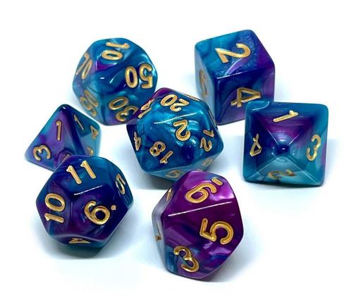 Polydice set - Warlock, Hobby en Vrije tijd, Gezelschapsspellen | Bordspellen, Een of twee spelers, Drie of vier spelers, Vijf spelers of meer