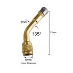 TT-products ventiel verlengstuk 135° koper incl ventieldop, Ophalen of Verzenden, Nieuw