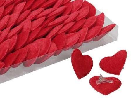 Hartjes met clip doos 72 stuks, Hobby en Vrije tijd, Knutselen, Nieuw, Ophalen of Verzenden