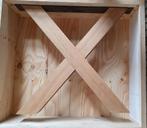 X-eettafelpoot | Setprijs! | Naturel | 10x10cm | Eikenhout, Huis en Inrichting, Ophalen, Nieuw, Industrieel