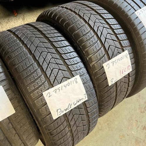 2 x Pirelli Sottozero 3 275-40-18 Winterbanden 8mm, Auto-onderdelen, Banden en Velgen, 18 inch, Winterbanden, 275 mm, Personenwagen