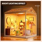 Dreamy mini house Badkamer Bathroom met ledlamp DIY Model..., Verzenden, Nieuw