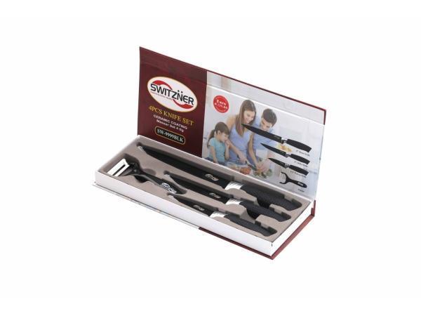Veiling - 10x Switzner Messenset 4-delig, Huis en Inrichting, Keuken | Bestek, Nieuw