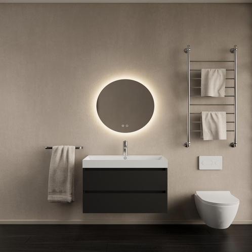 Badkamermeubelset Gliss Design Milan Met Lako Wastafel 80 cm, Doe-het-zelf en Verbouw, Sanitair, Bad, Nieuw, Ophalen of Verzenden