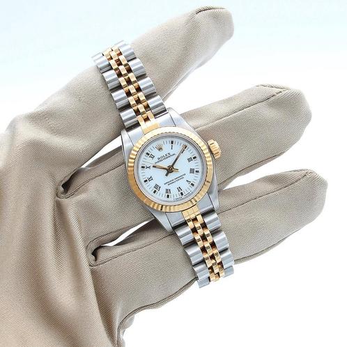 Rolex Oyster Perpetual Lady 26 67193 uit 1990, Sieraden, Tassen en Uiterlijk, Horloges | Dames, Polshorloge, Gebruikt, Rolex, Verzenden