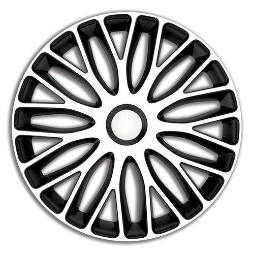 Wieldoppen  Mugello 17-inch wit/zwart, Auto diversen, Wieldoppen, Verzenden