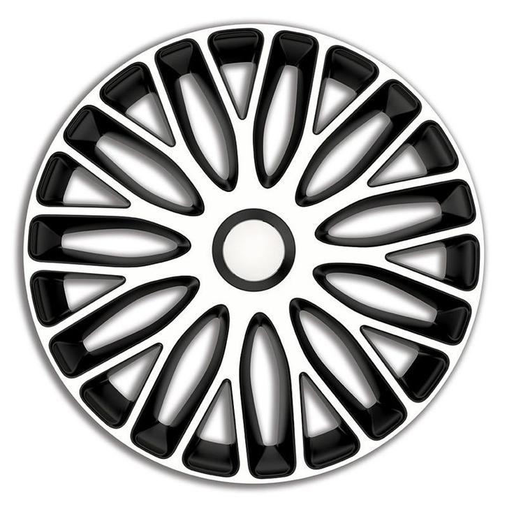 Wieldoppen  Mugello 17-inch wit/zwart, Auto diversen, Wieldoppen, Verzenden