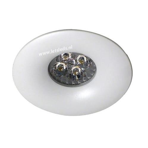 LED spot GU10 4Watt rond WIT dimbaar, Huis en Inrichting, Lampen | Spots, Ophalen of Verzenden