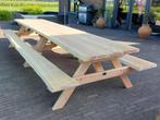 Robuuste Douglas picknicktafel/ picknickbank 50mm, Verzenden, Meer dan 8 zitplaatsen, Nieuw, Hout